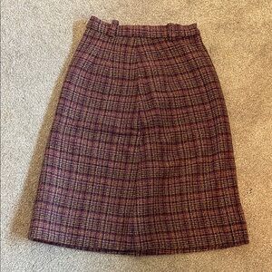 Vintage Wool Pencil Skirt